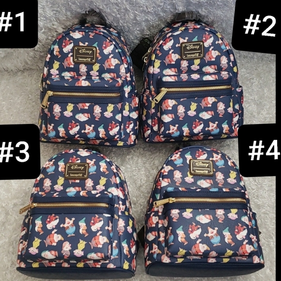 NWT Loungefly Snow White Seven Dwafts Mini Backpack - Picture 10 of 10
